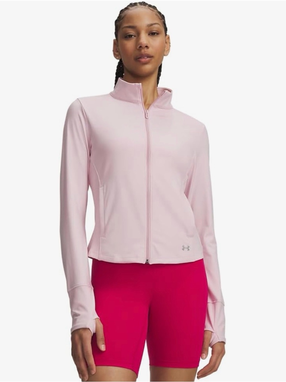 Under Armour Women's Light Pink Full-Zip Training Jacket